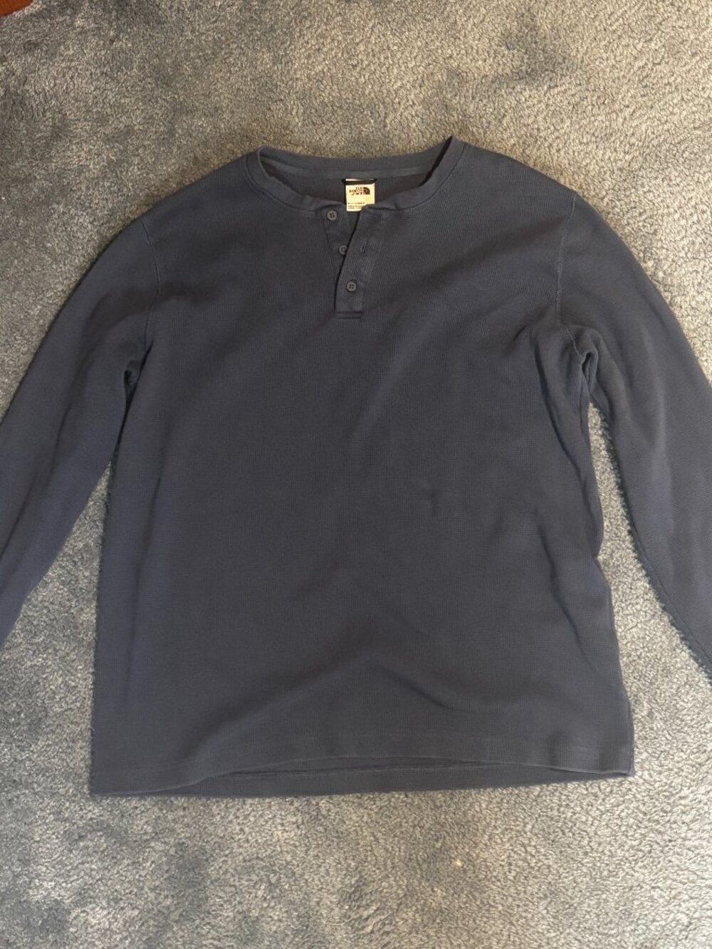 The North Face Blue Cotton Sweater XL
